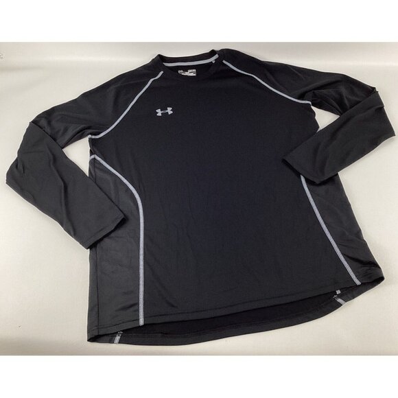 Men's Under Armour Cold Gear Long Sleeve Crew Neck Compression Shirt Sz Medium - Picture 2 of 10